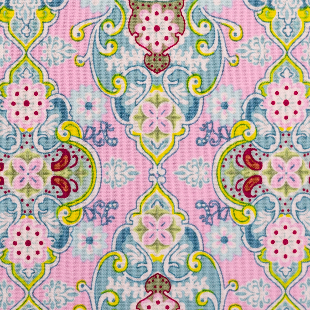 Swafing Baumwolle - Julia - Ornamente - Rosa